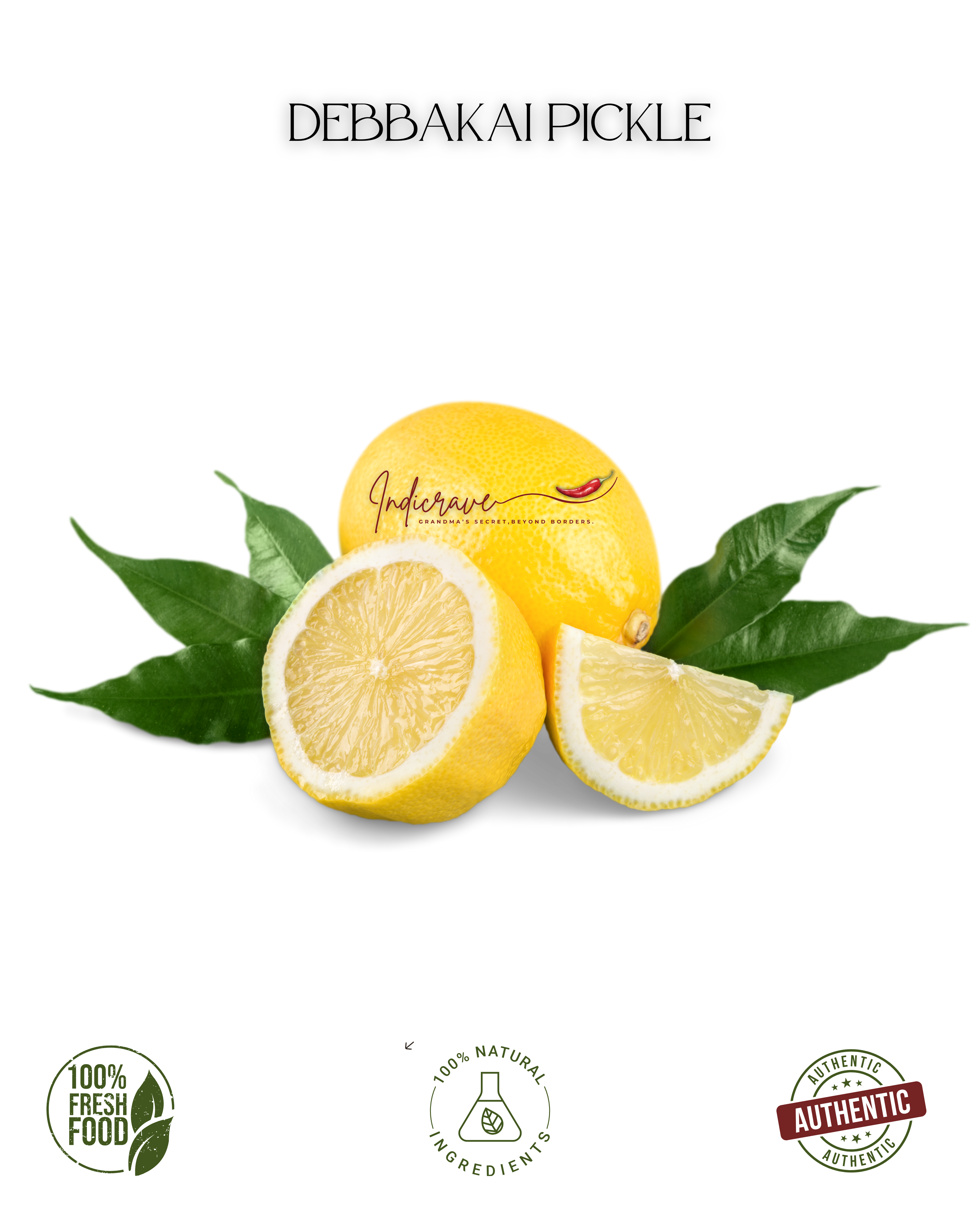 Indicrave Dabbakaya Pickle – A Tangy Citrus Burst of Tradition