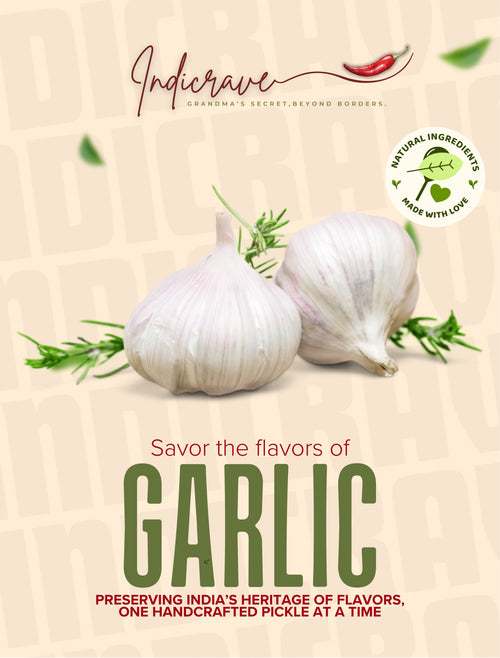 Indicrave Garlic Pickle – Bold, Zesty & Bursting with Flavor