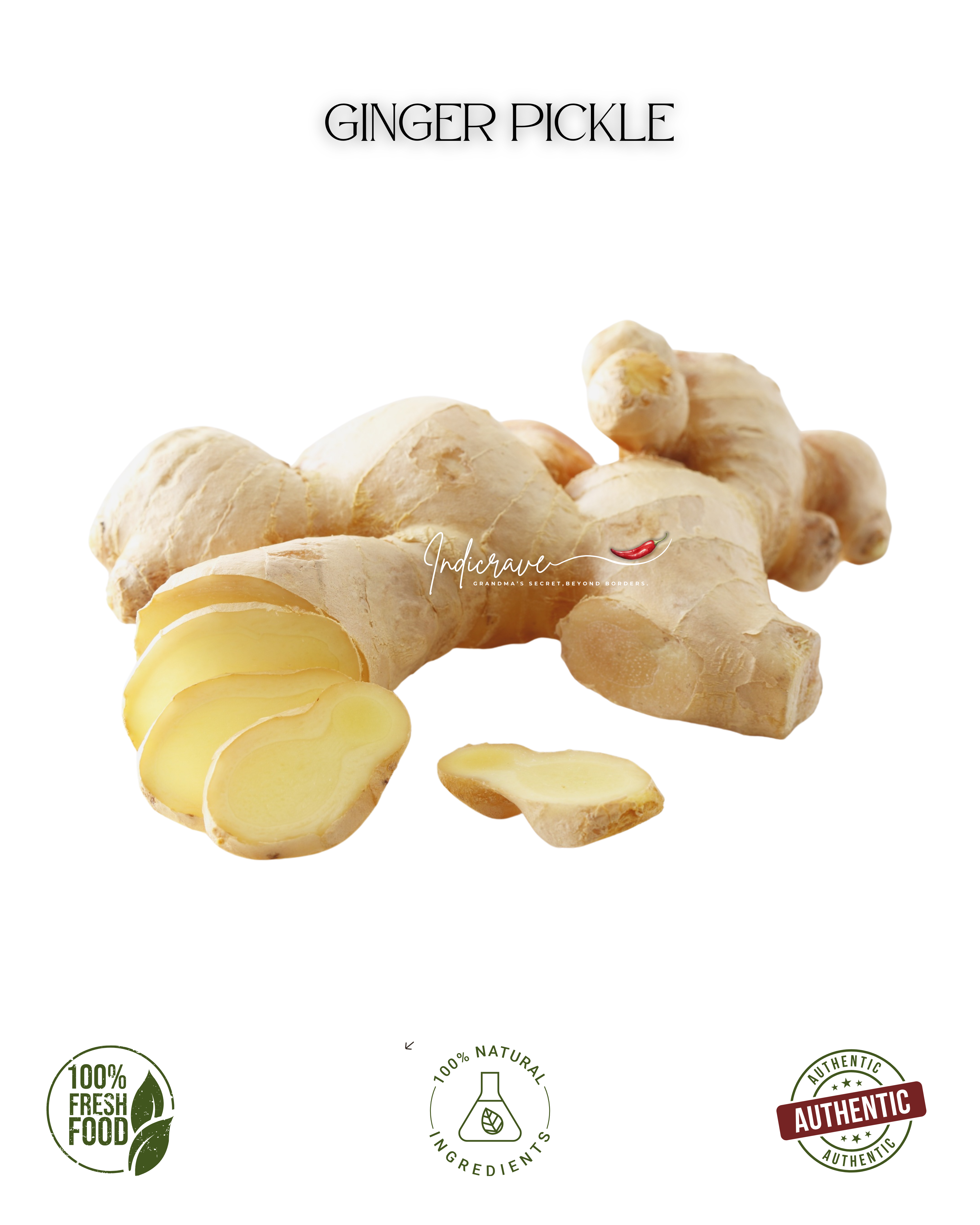 Indicrave Ginger Pickle – The Fiery Bite of Tradition