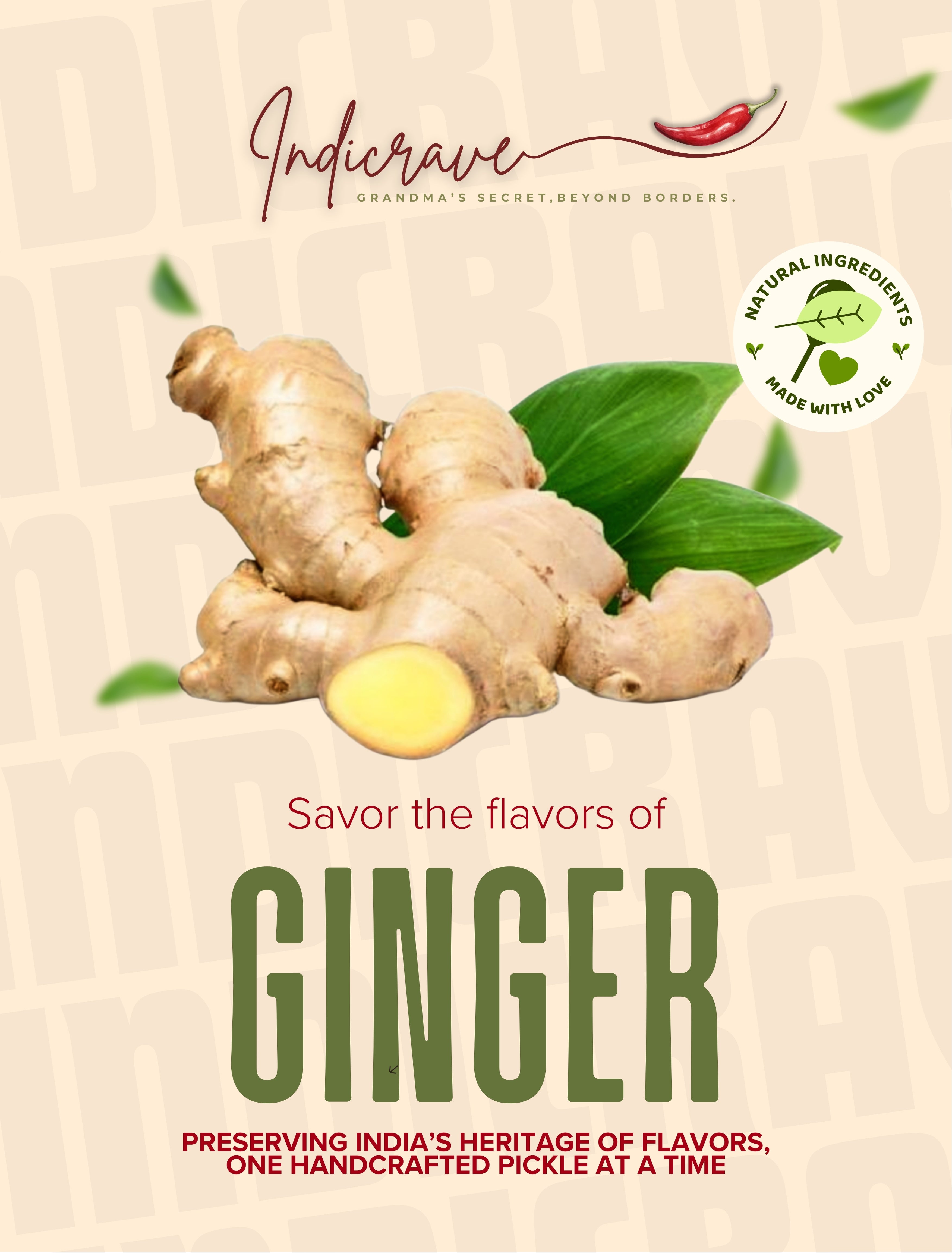 Indicrave Ginger Pickle – The Fiery Bite of Tradition