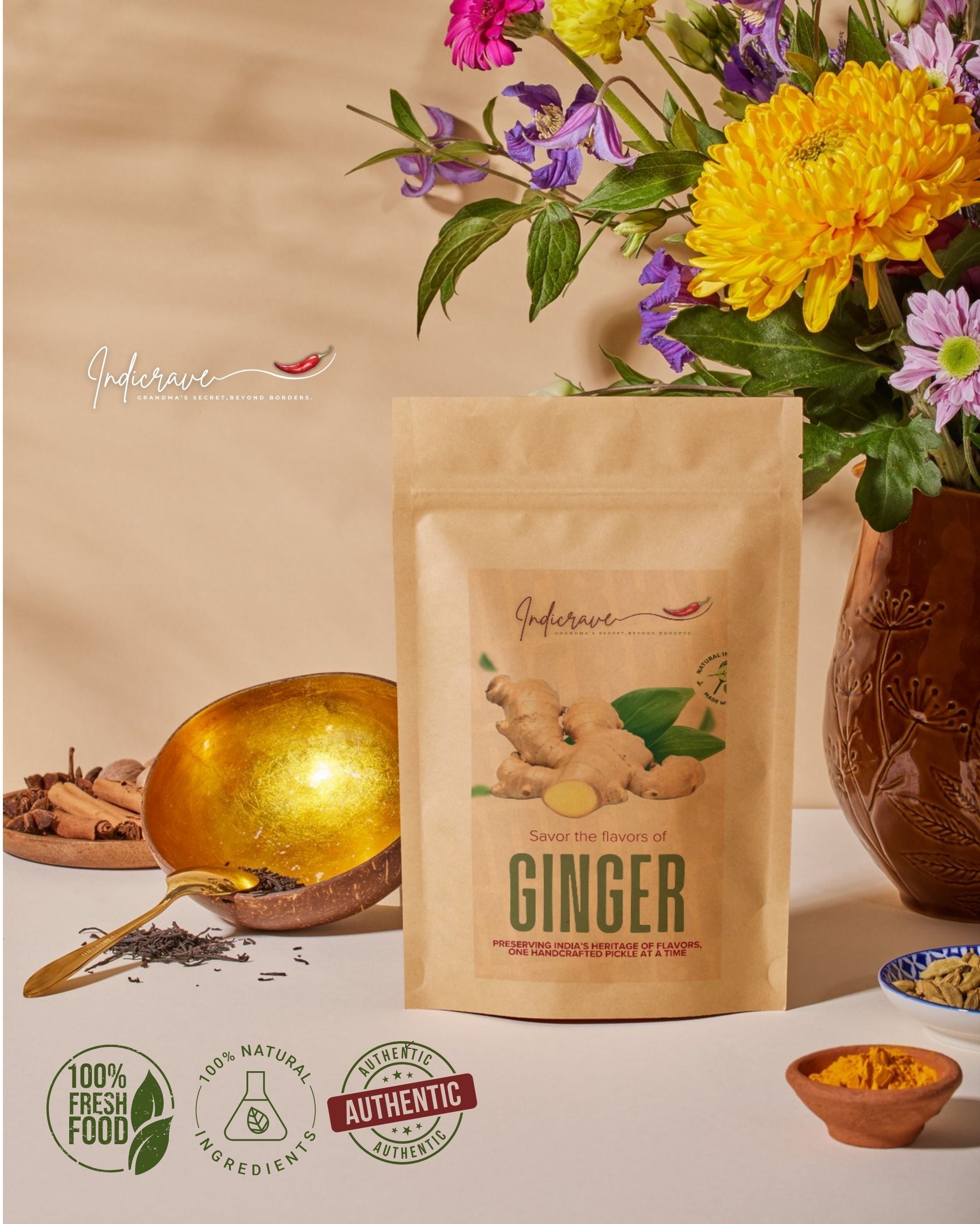 Indicrave Ginger Pickle – The Fiery Bite of Tradition