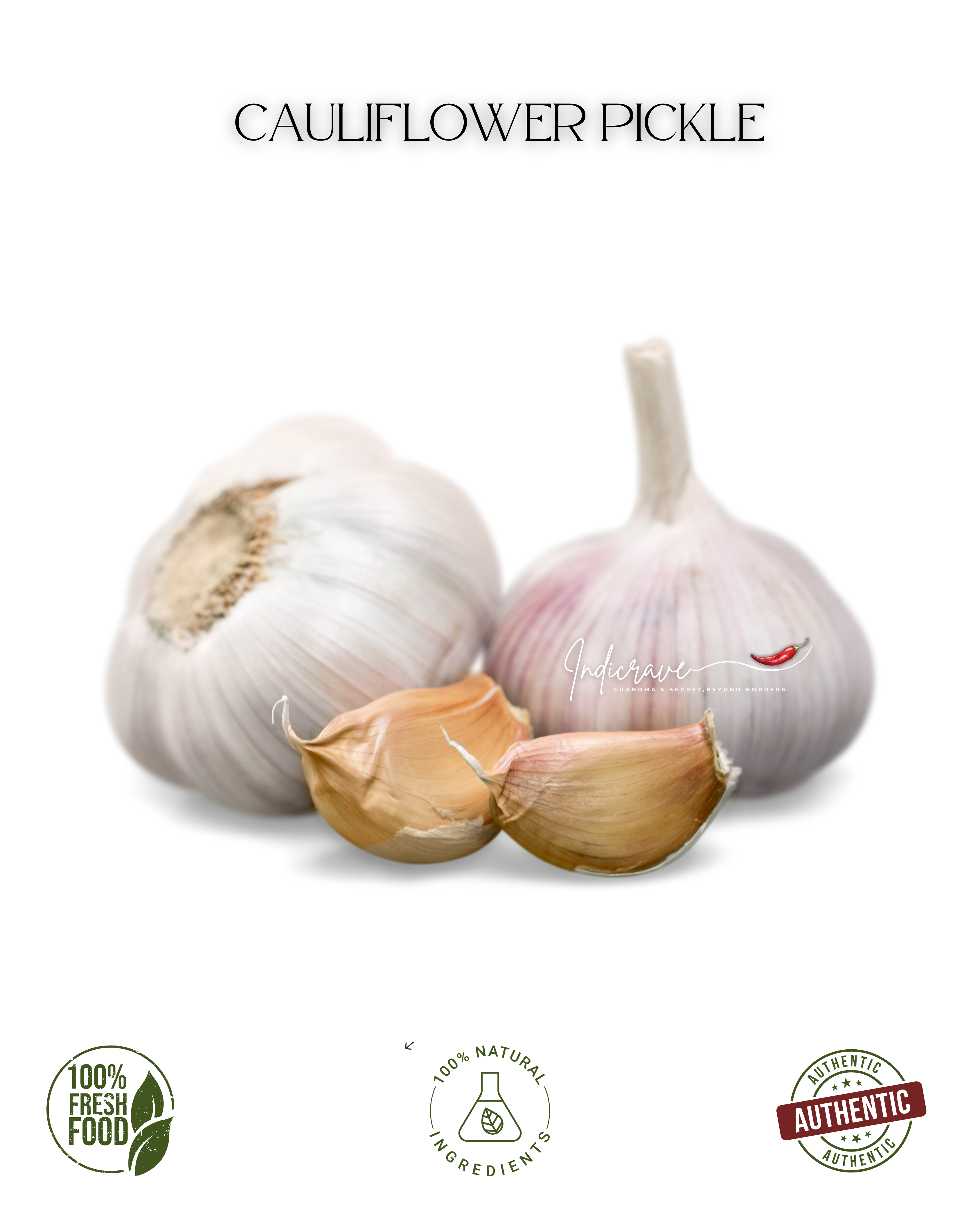 Indicrave Garlic Pickle – Bold, Zesty & Bursting with Flavor