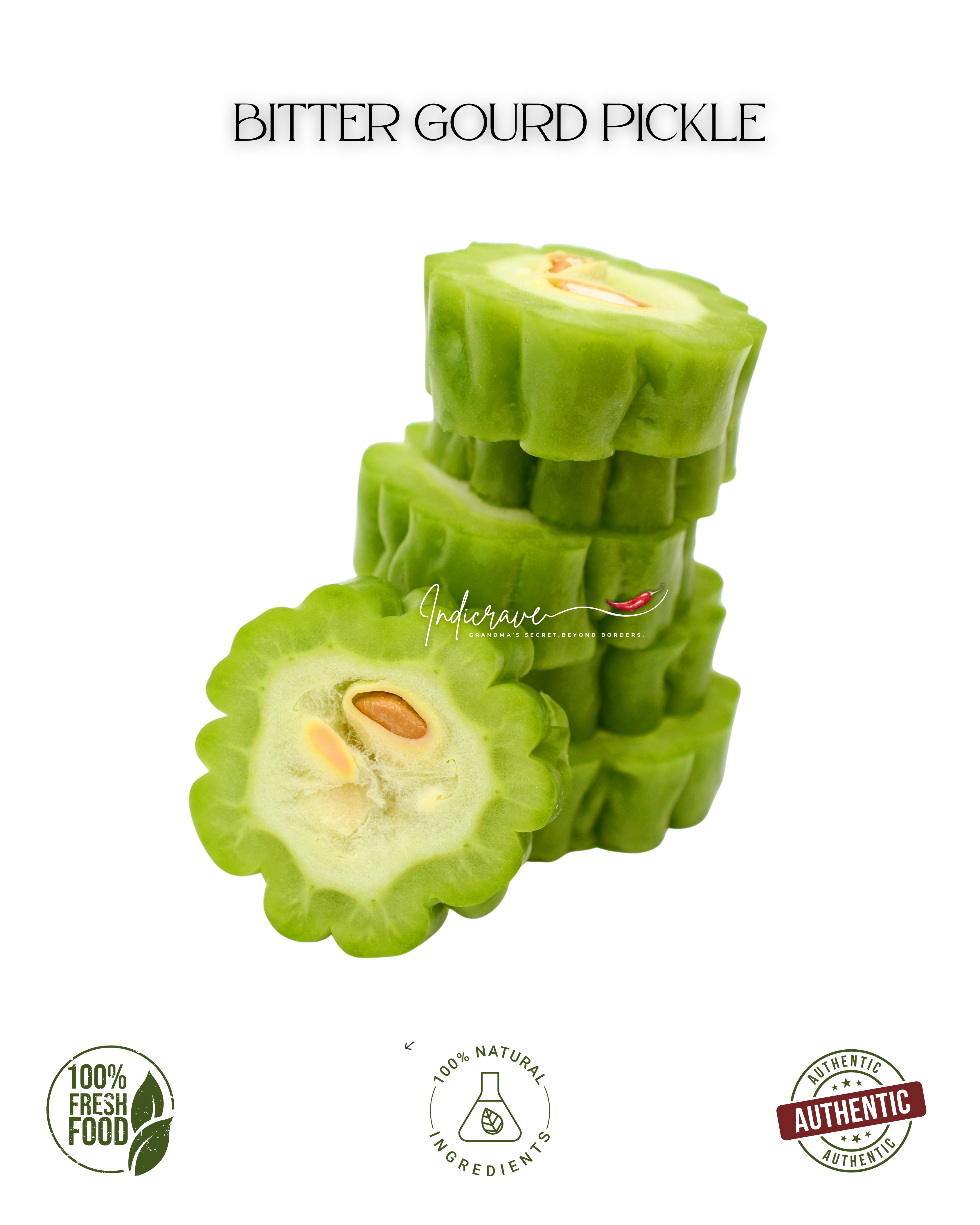 Indicrave Bitter Gourd Pickle – A Bold Twist of Tradition & Health